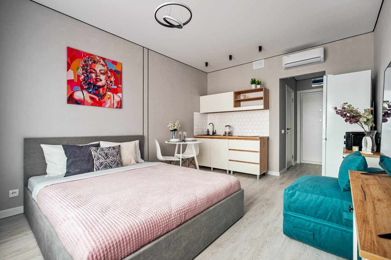 Апартаменты (Студия для 2 гостей), Апартаменты MaxRealty24 пр-д Стройкомбината 1