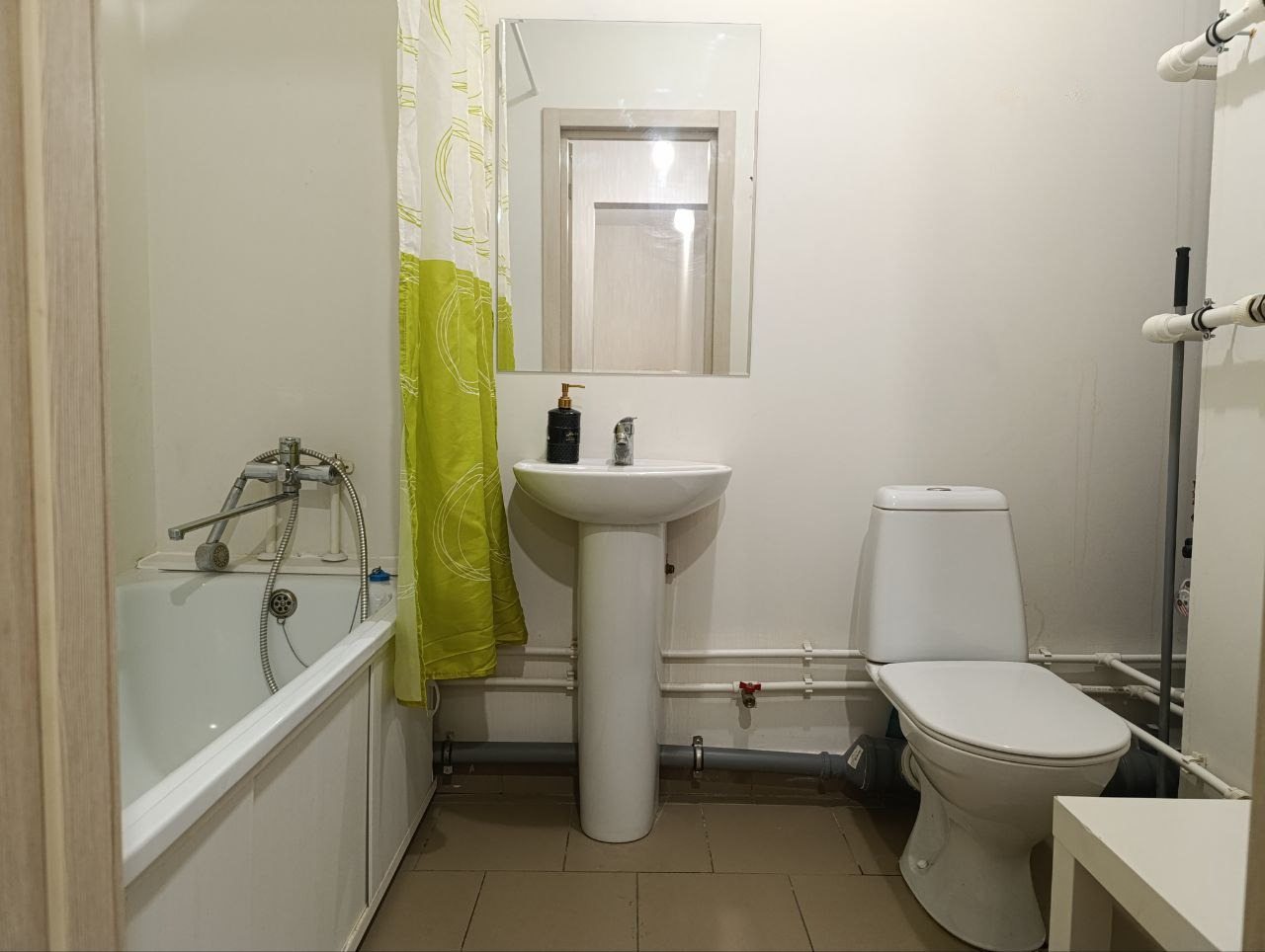 Просторная ванная комната.