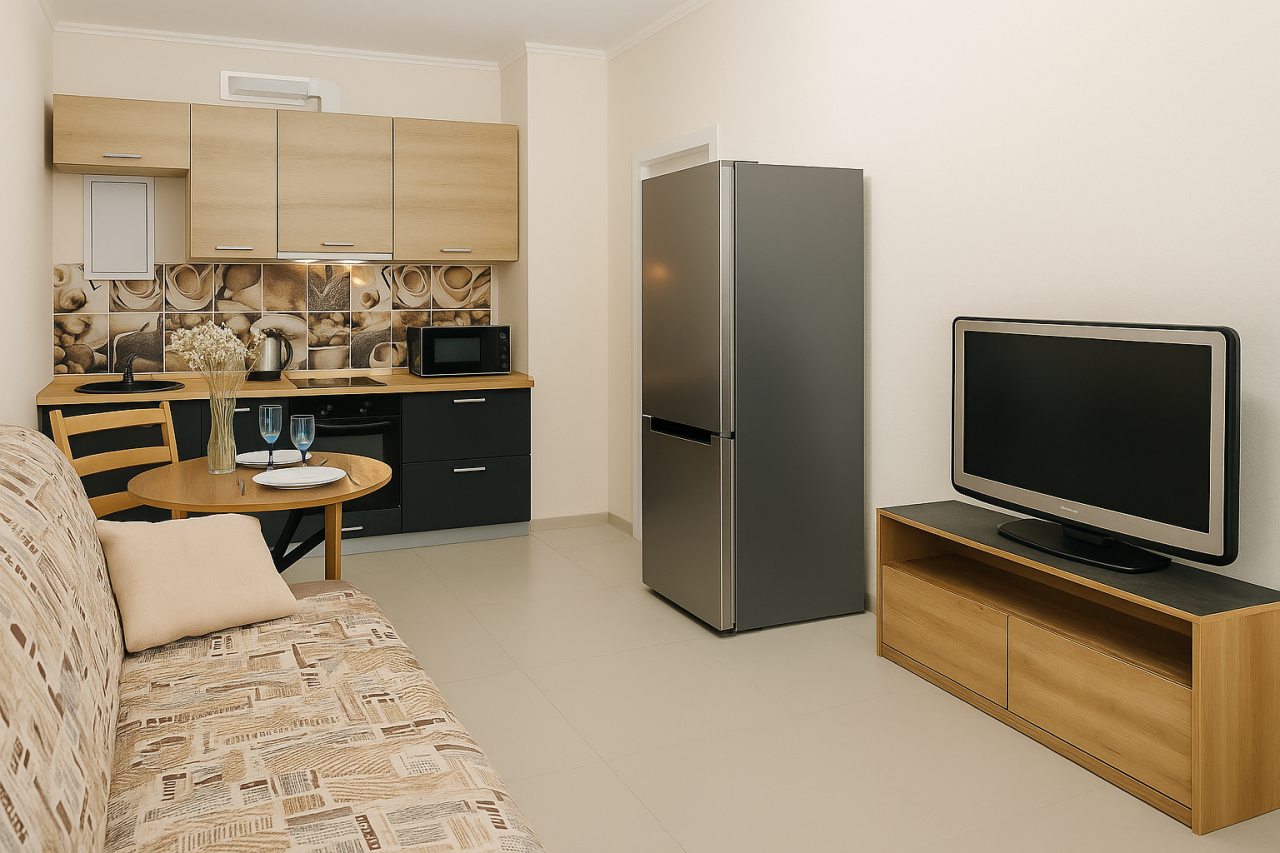 Апартаменты (Красногорск, улица Липовой Рощи, 4к3 АП 202. Однокомнатные для 4 гостей (2+2)), Апартаменты MaxRealty24 Липовой Рощи 4к3