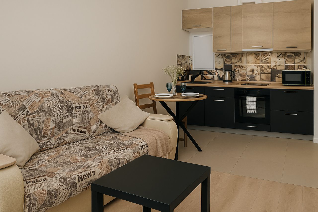 Апартаменты (Красногорск, улица Липовой Рощи, 4к3 АП 202. Однокомнатные для 4 гостей (2+2)), Апартаменты MaxRealty24 Липовой Рощи 4к3