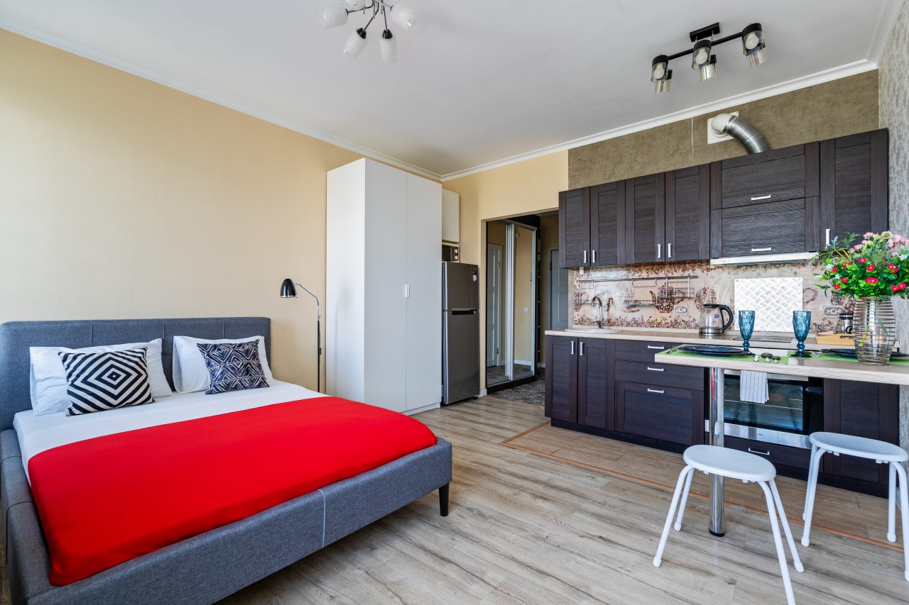 Апартаменты (Красногорск, Липовой рощи д. 1к3. Однокомнатные для 2 гостей.), Апартаменты MaxRealty24 Липовой Рощи 4к3