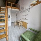 Трехместный (Двухуровневые апартаменты с двуспальной кроватью + кресло-кровать), Апарт-отель Бон Апарт на Казанской
