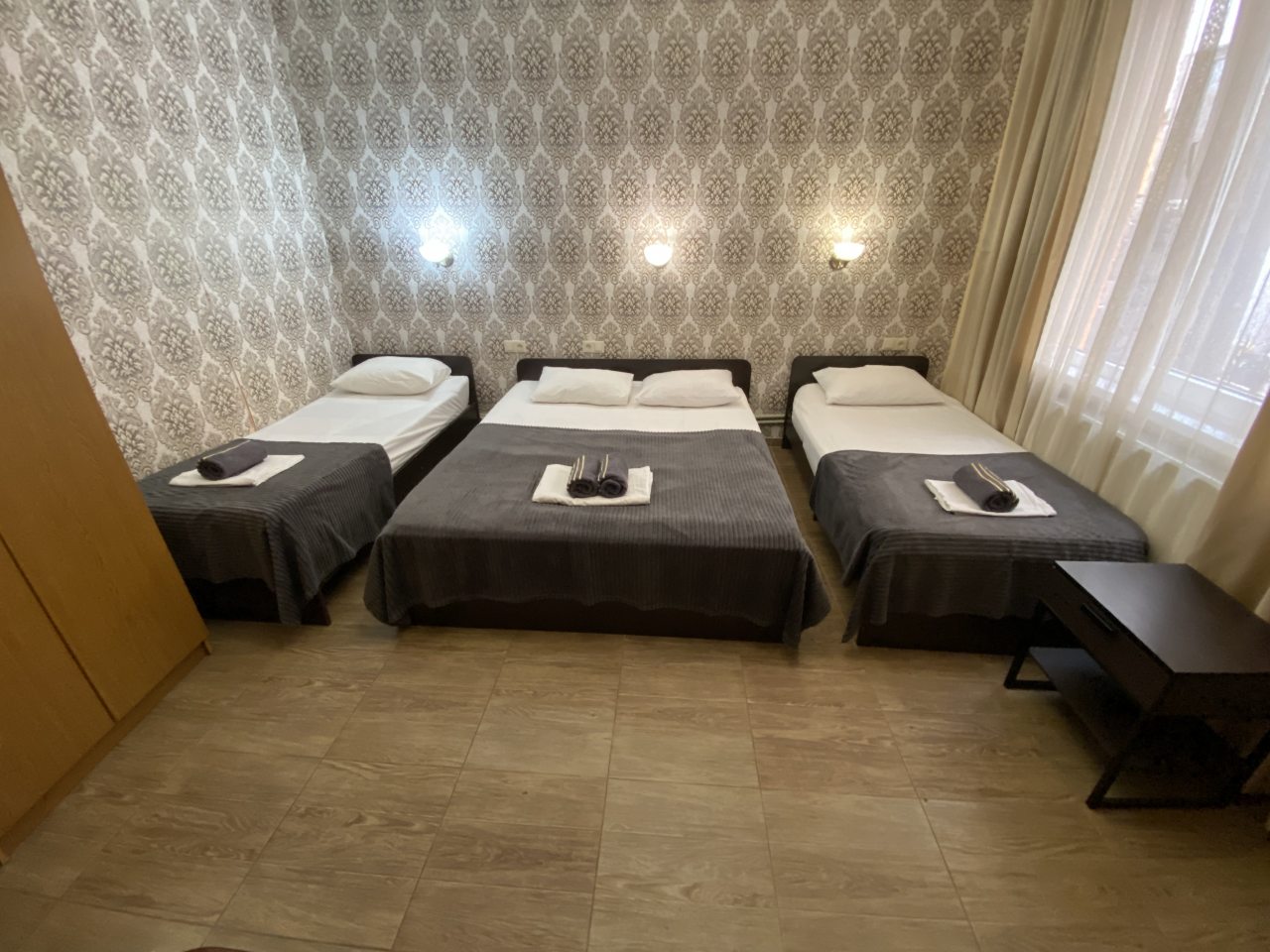 Четырехместный (Стандартный номер(санузел на этаже,личный)), Гостевой дом РусАлина