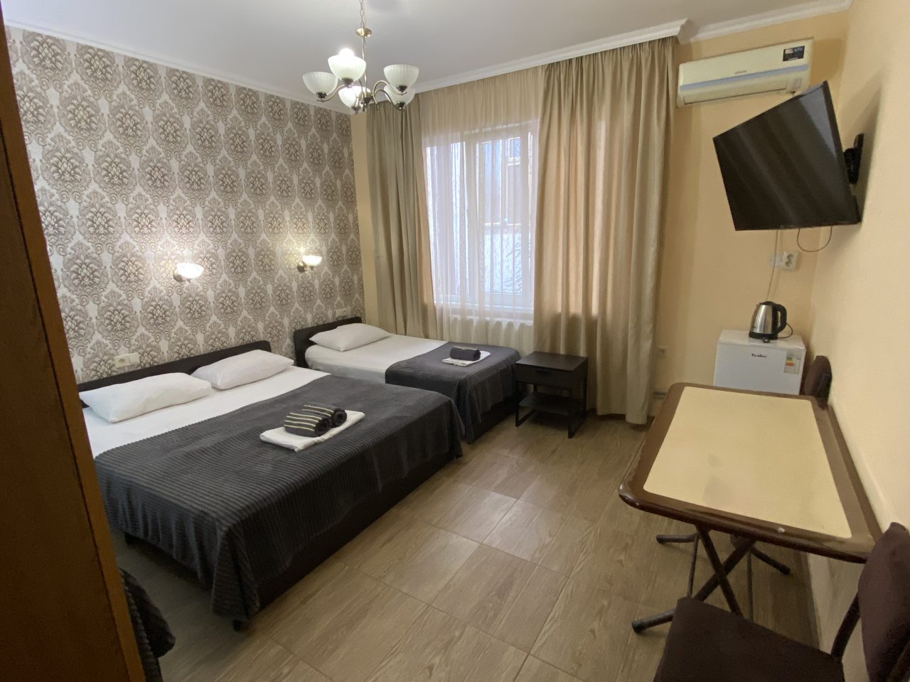 Четырехместный (Стандартный номер(санузел на этаже,личный)), Гостевой дом РусАлина