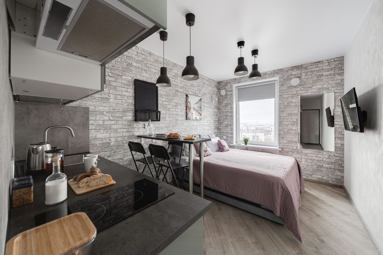 Апартаменты (Grey) отеля Smart Lofts Garden, Москва