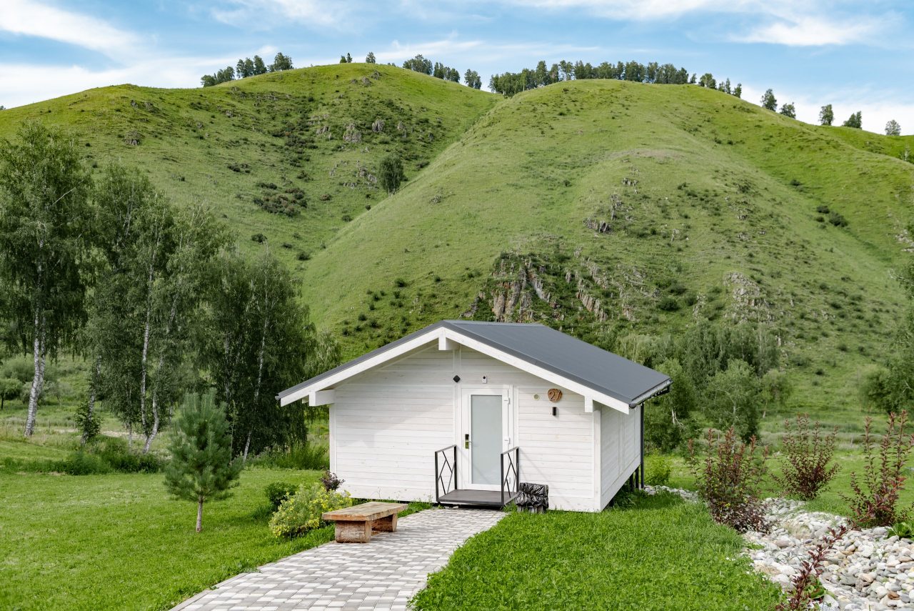 Шале (Шале с двуспальной кроватью 1-я линия), Отель Маральник Алтай Пэлас