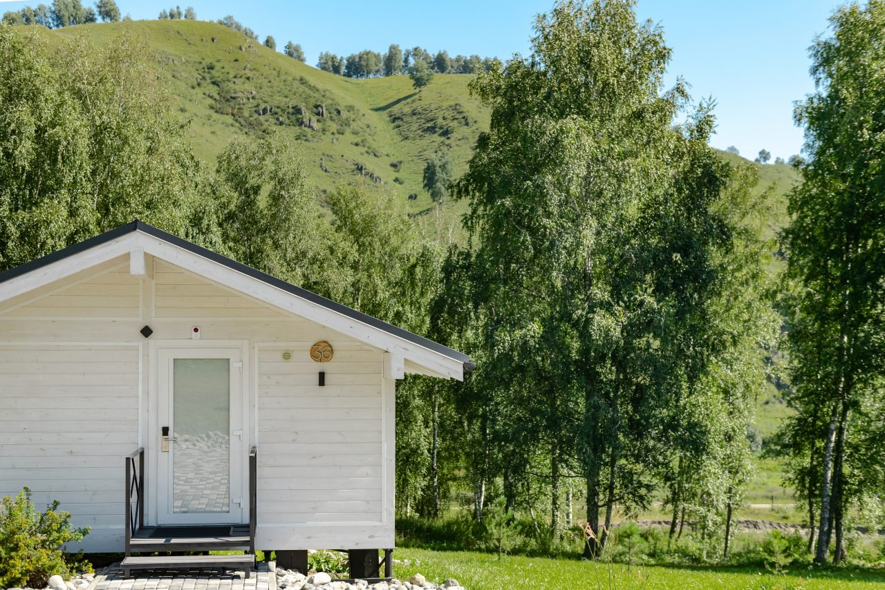 Шале (Шале с двуспальной кроватью 1-я линия), Отель Маральник Алтай Пэлас