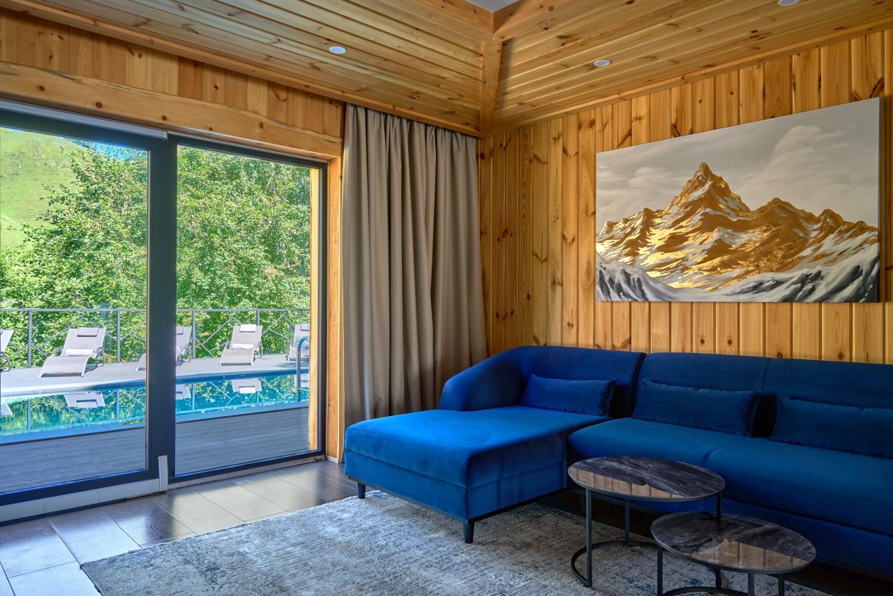 Вилла (Вилла дуплекс апартаменты с бассейном), Отель Маральник Алтай Пэлас