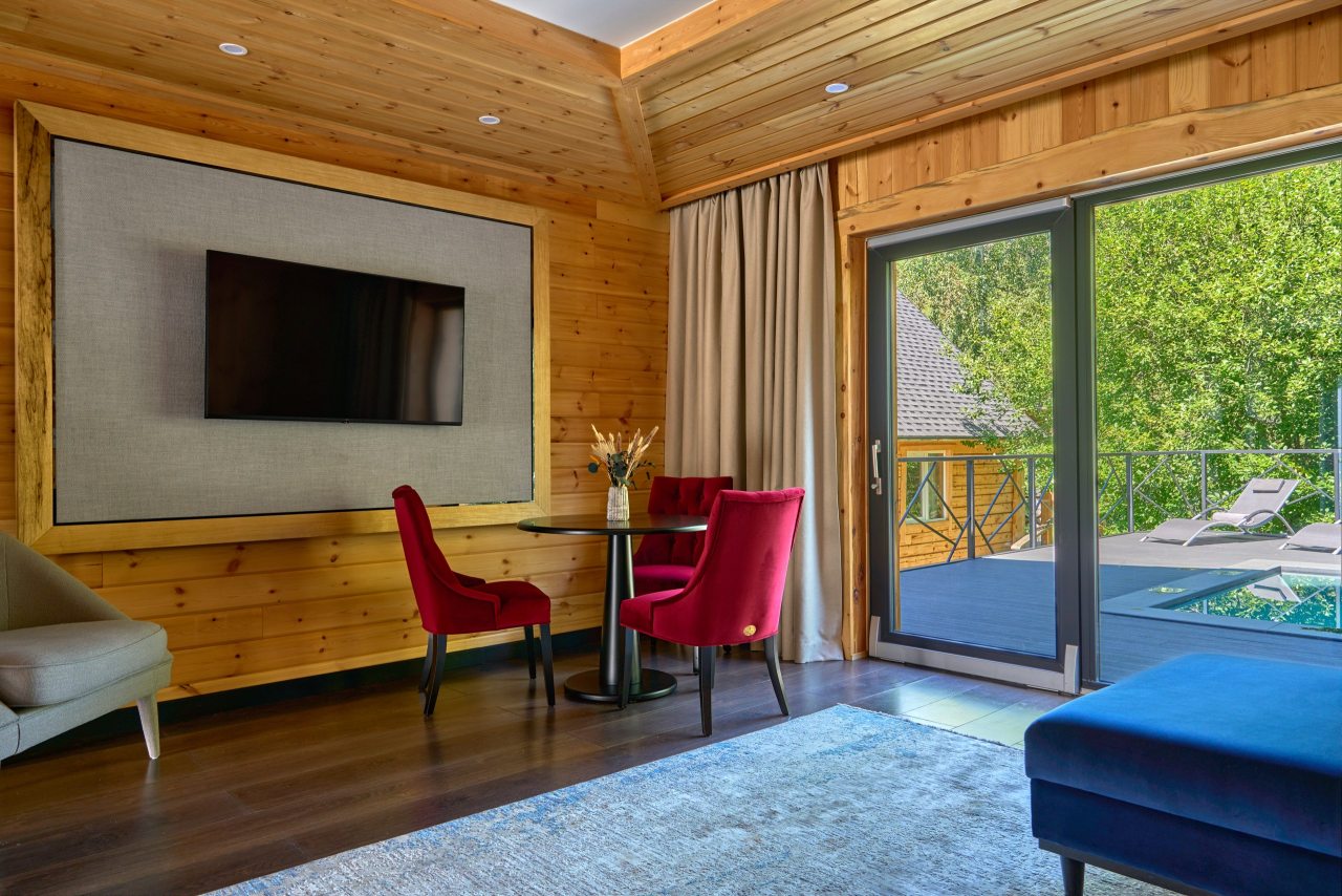 Вилла (Вилла дуплекс апартаменты с бассейном), Отель Маральник Алтай Пэлас