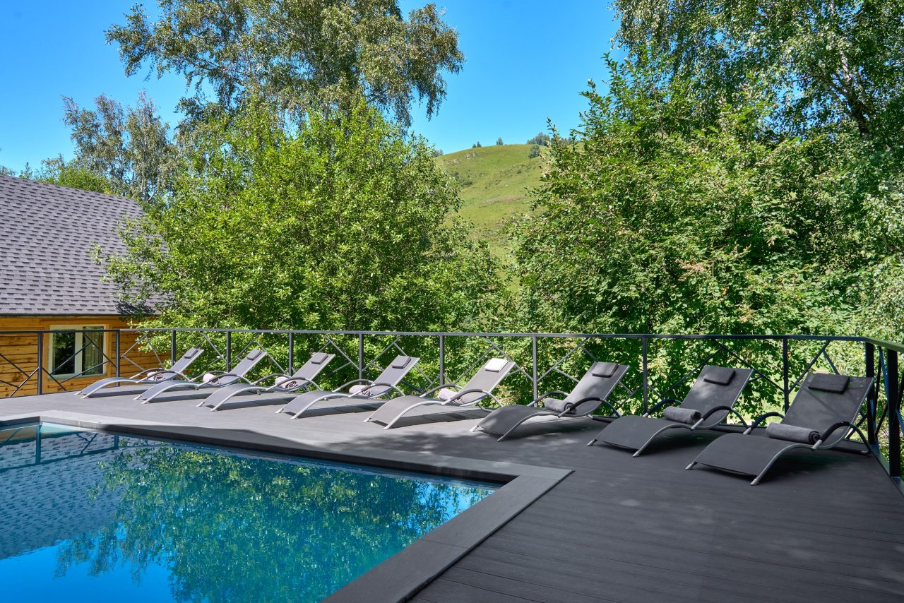 Вилла (Вилла дуплекс апартаменты с бассейном), Отель Маральник Алтай Пэлас