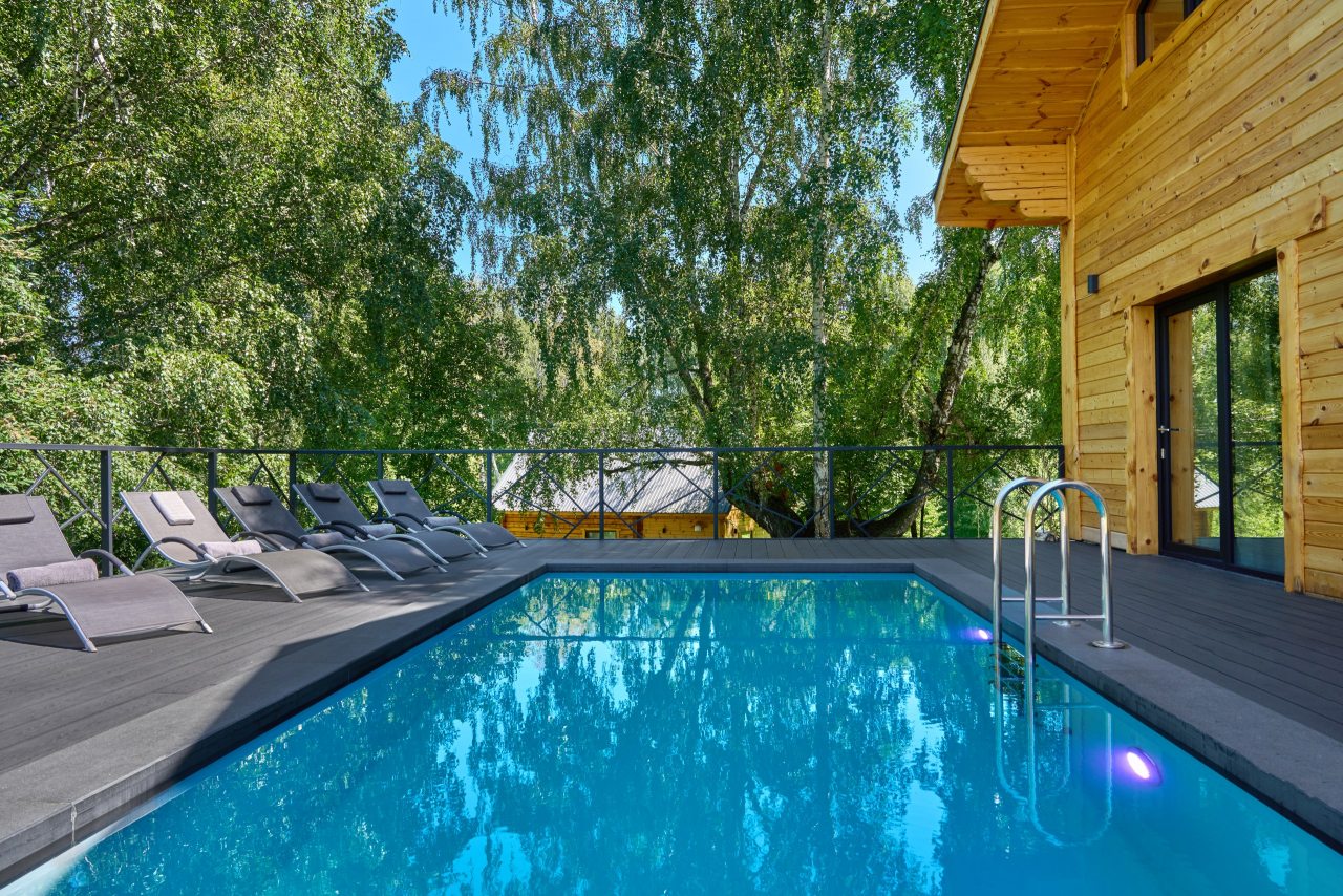 Вилла (Вилла дуплекс апартаменты с бассейном), Отель Маральник Алтай Пэлас