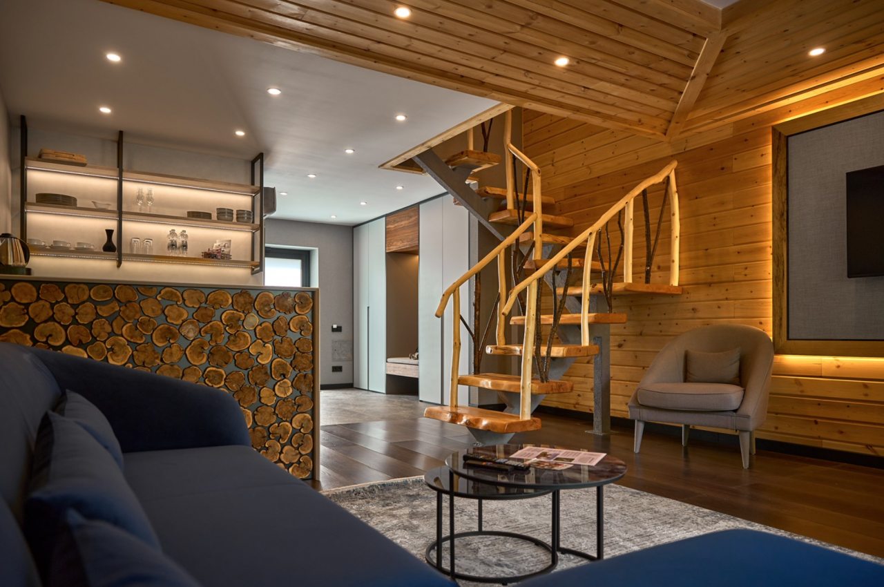 Вилла (Вилла дуплекс апартаменты с бассейном), Отель Маральник Алтай Пэлас