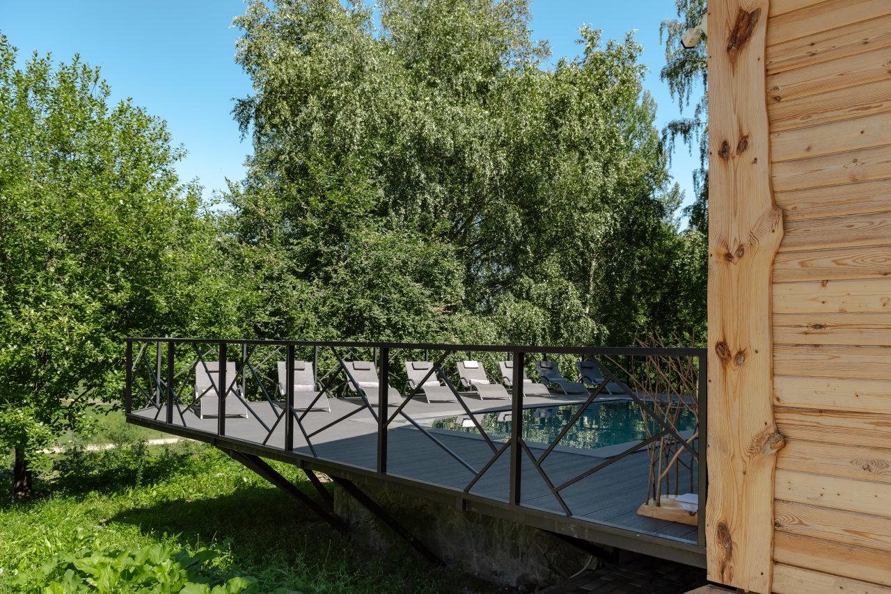 Вилла (Вилла дуплекс апартаменты с бассейном), Отель Маральник Алтай Пэлас