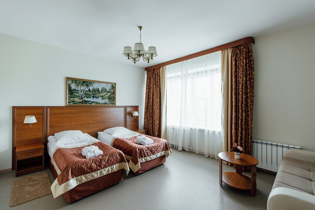 Двухместный (Комфорт, с 2 отдельными кроватями) отеля Любим, Ярославль