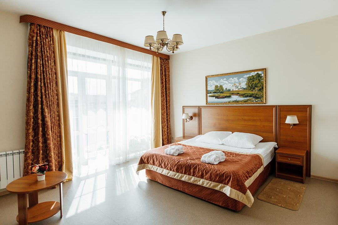 Двухместный (Комфорт, с 1 двуспальной кроватью) отеля Любим, Ярославль