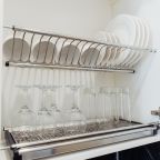 номера оснащены кухонной зоной с необходимой посудой