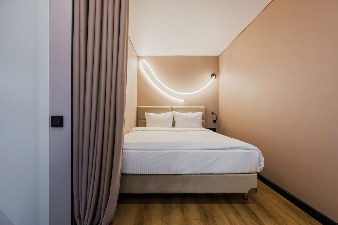 Люкс (Люкс с двуспальной кроватью и двуспальным диваном), Апарт-отель Freedom