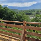 Вид на реку Белую и на горы, Глэмпинг Терраса