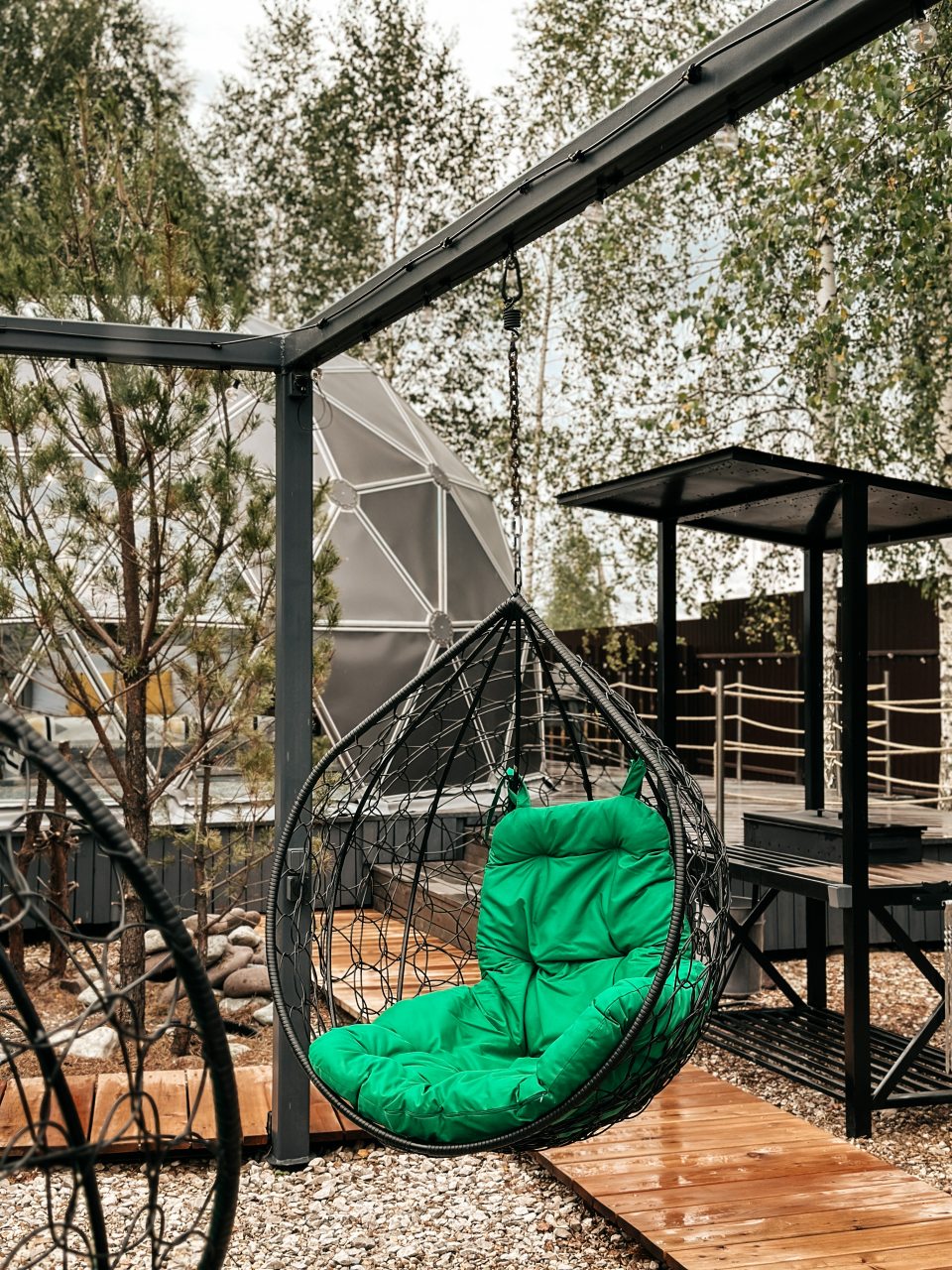 Мини-дом (Купол №2 Синий), База отдыха Barkwood