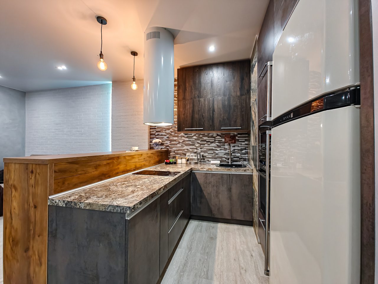 Апартаменты (Atmosfera Sna. Масштабная двухкомнатная с кроватью super king-size в ЖК Дождь), Апартаменты Atmosfera Sna Красноярская улица, 107