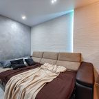 Апартаменты (Atmosfera Sna. Масштабная двухкомнатная с кроватью super king-size в ЖК Дождь), Апартаменты Atmosfera Sna Красноярская улица, 107