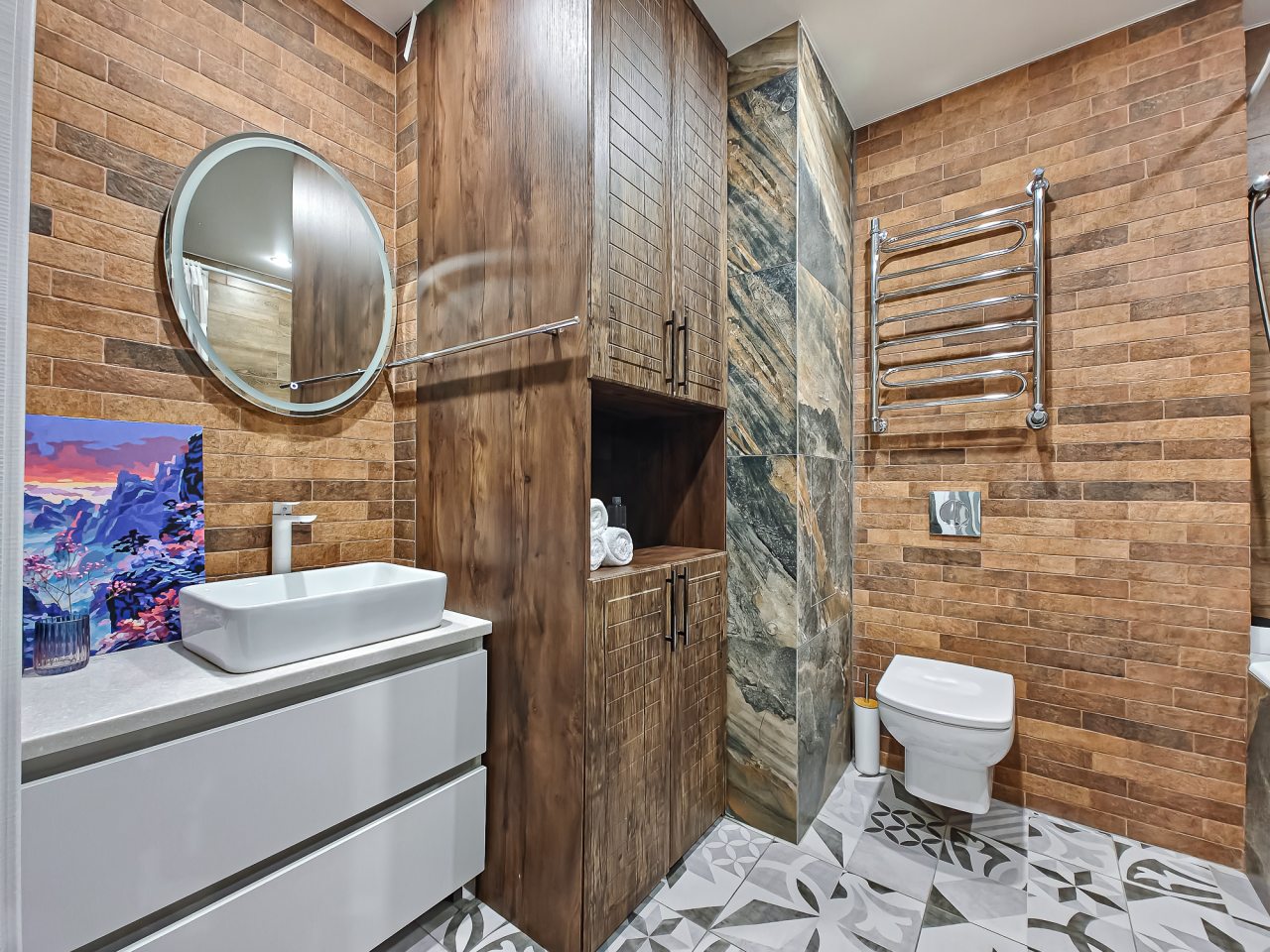 Апартаменты (Atmosfera Sna. Масштабная двухкомнатная с кроватью super king-size в ЖК Дождь), Апартаменты Atmosfera Sna Красноярская улица, 107