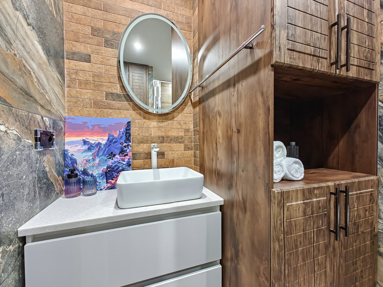 Апартаменты (Atmosfera Sna. Масштабная двухкомнатная с кроватью super king-size в ЖК Дождь), Апартаменты Atmosfera Sna Красноярская улица, 107