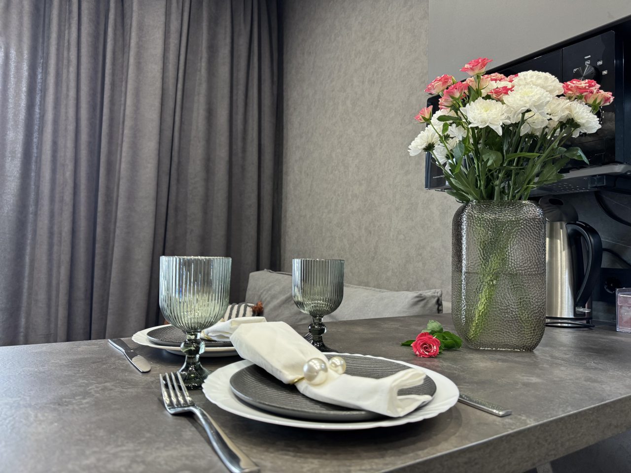 Студио (Современная квартира в новом деловом центре Новосибирска), Апартаменты Атмосфера сна на Московской 75