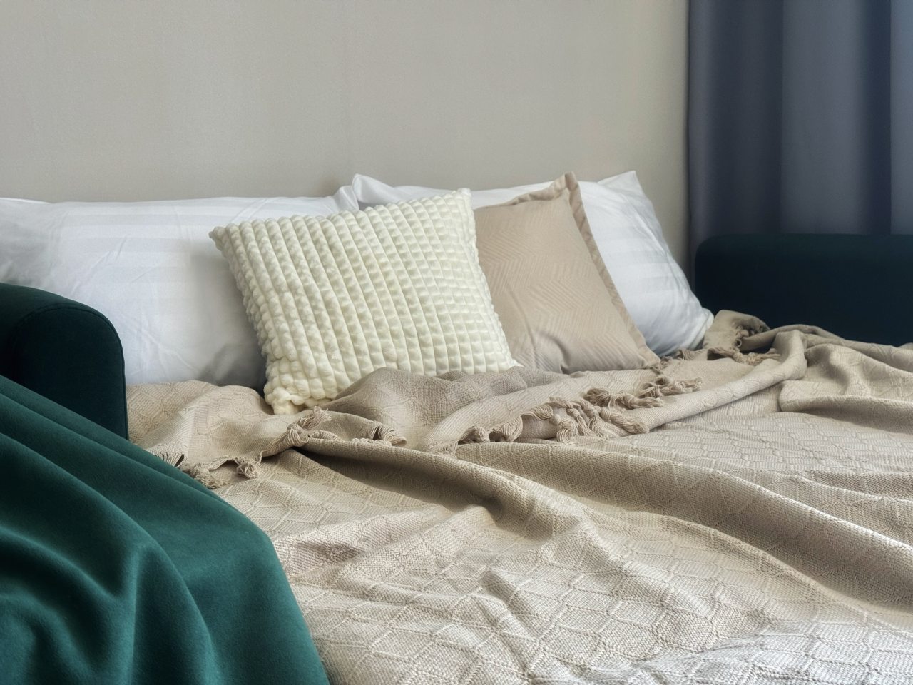 Апартаменты (Светлая квартира в ЖК Облака 2 у метро Октябрьская), Апартаменты Атмосфера сна на Московской 75