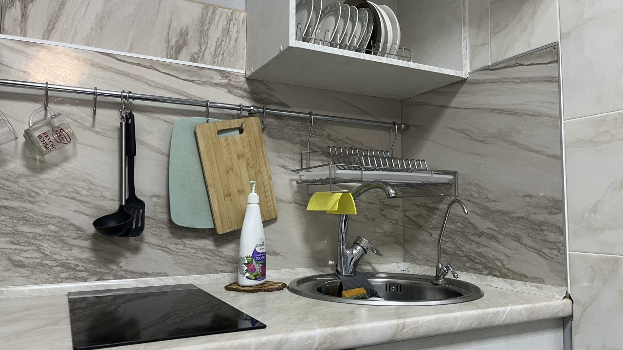 Мини-кухня, Хостел Comeback Саратов