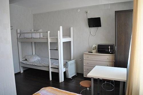 Двухместный (Двухместный номер с двухъярусной кроватью) хостела Иркутск на Желябова