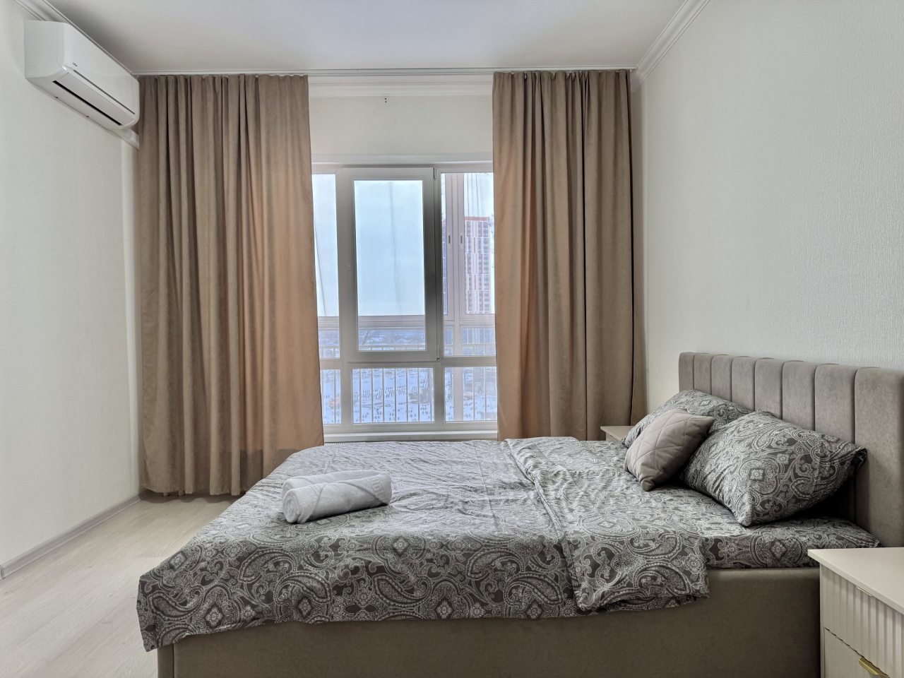 Апартаменты (Просторная двушка с кондиционером и ПММ у Аквапарка), Апартаменты Atmosfera Sna Ясный Берег 17