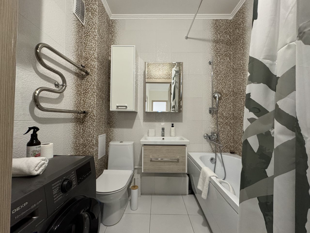 Апартаменты (Просторная двушка с кондиционером и ПММ у Аквапарка), Апартаменты Atmosfera Sna Ясный Берег 17