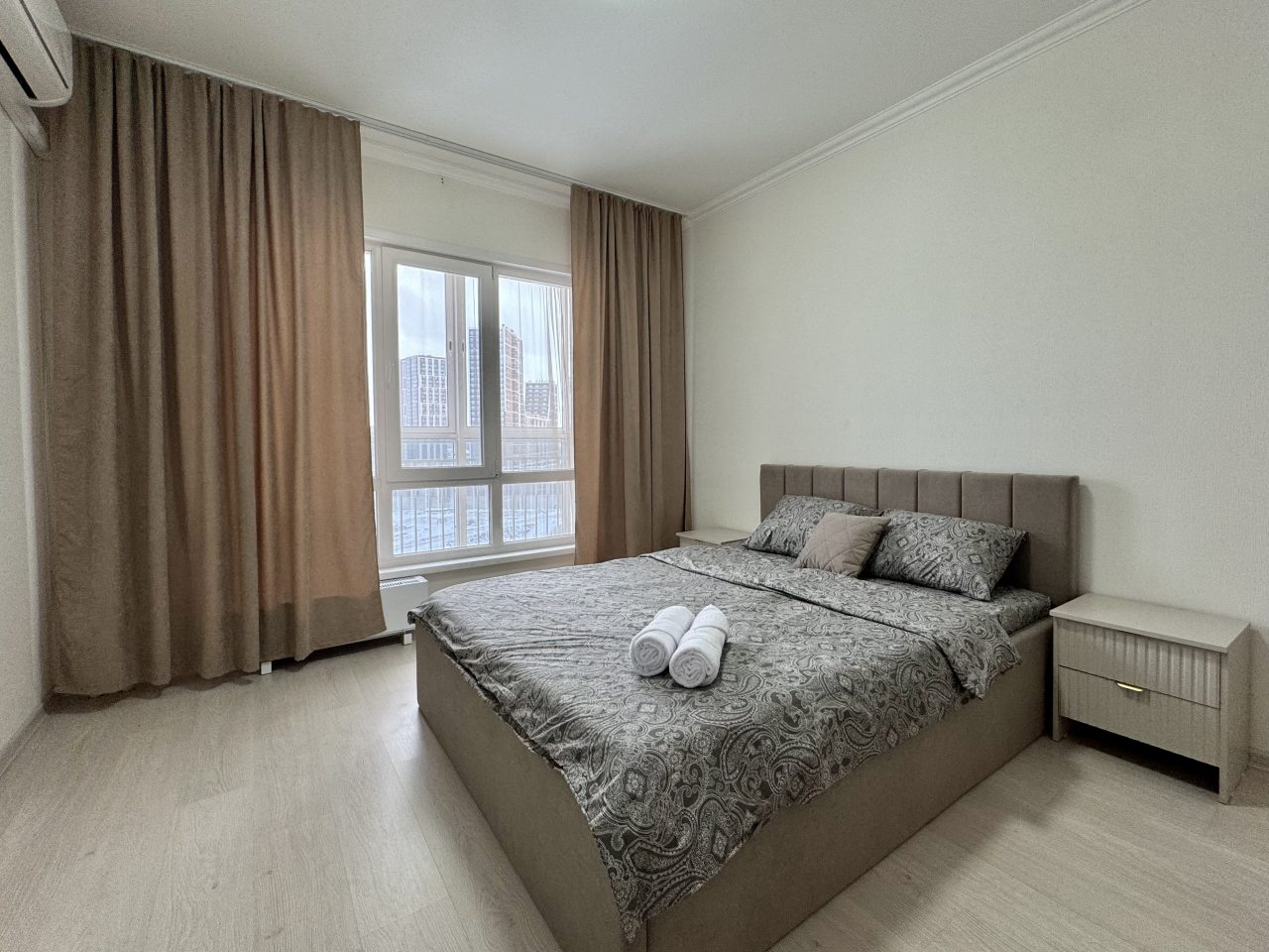 Апартаменты (Просторная двушка с кондиционером и ПММ у Аквапарка), Апартаменты Atmosfera Sna Ясный Берег 17