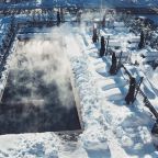 Большой подогреваемый бассейн с детской зоной, Гостиница Горная Высота 985