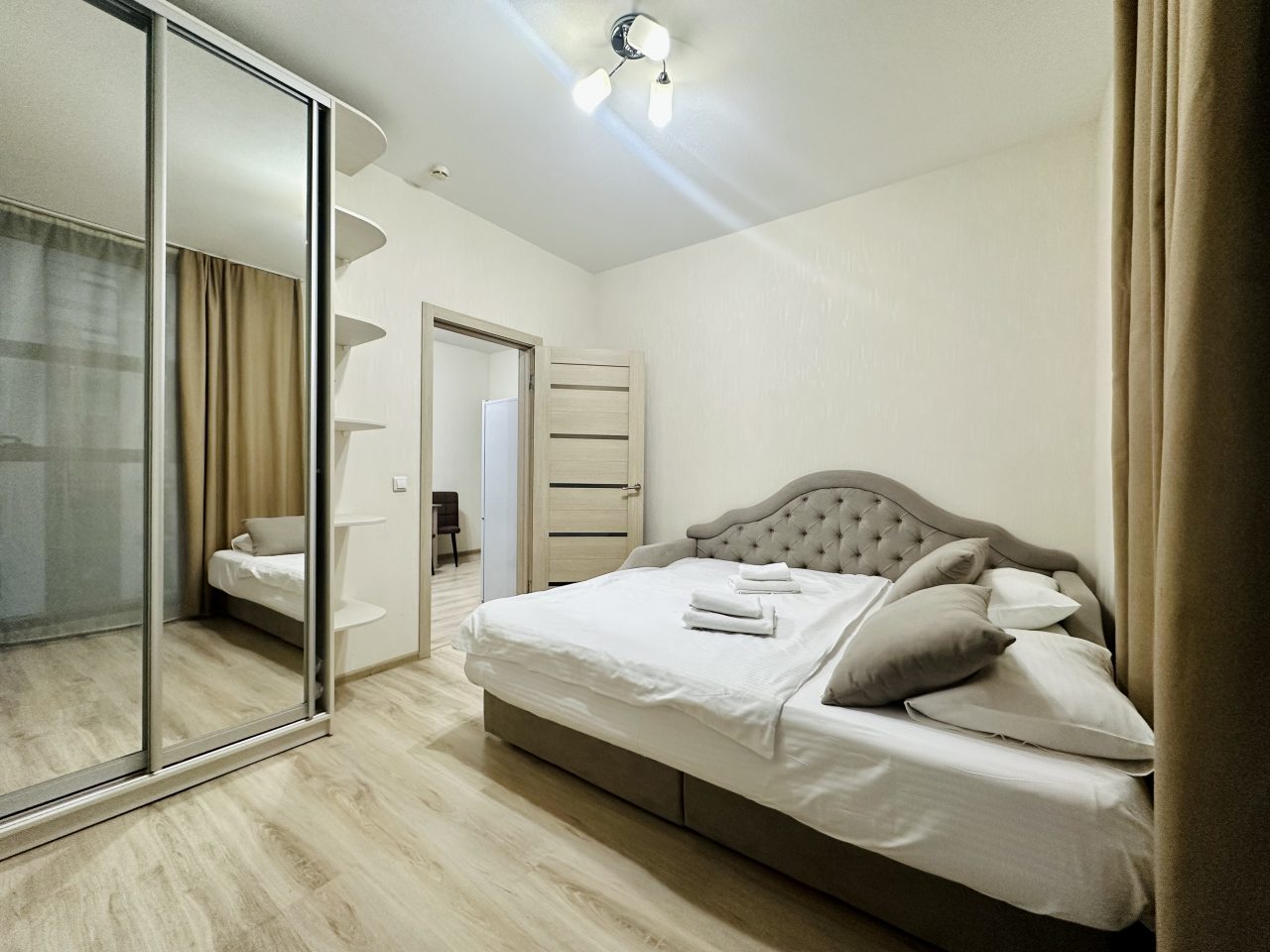 Люкс (Евро с Ванной в номере и большим телевизором), Апарт-отель NV.Hotel