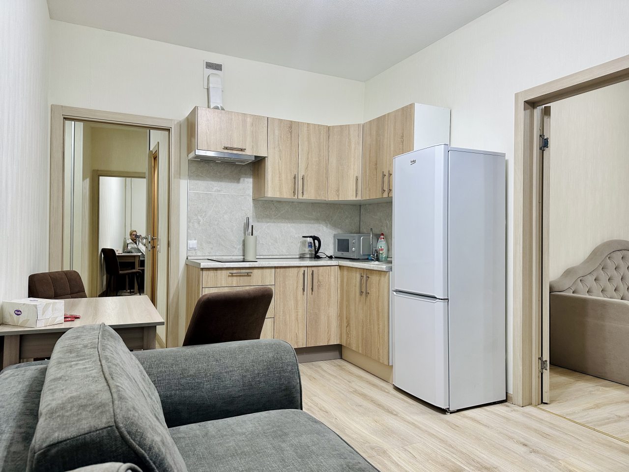 Люкс (Евро с Ванной в номере и большим телевизором), Апарт-отель NV.Hotel