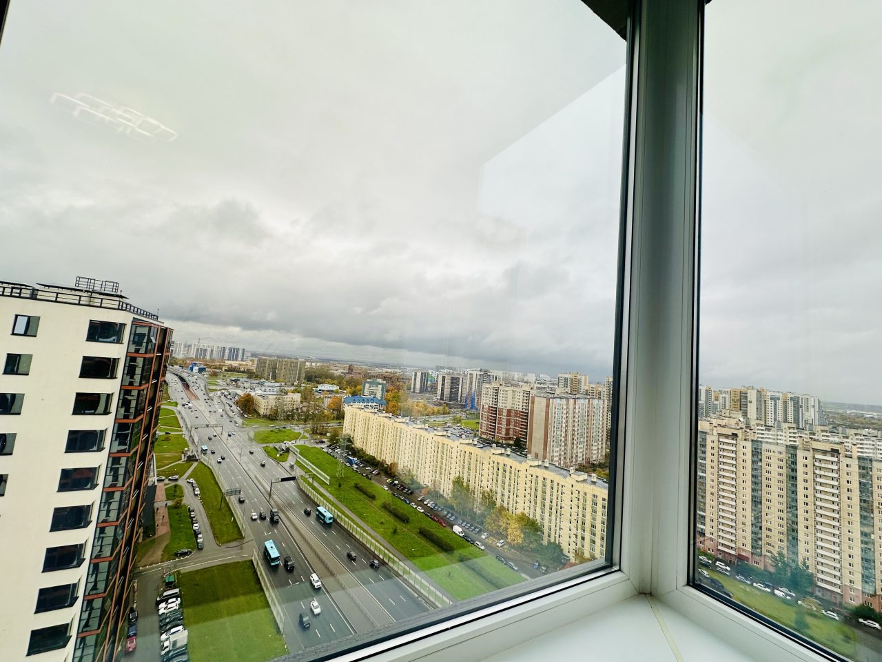 Красивый вид на город