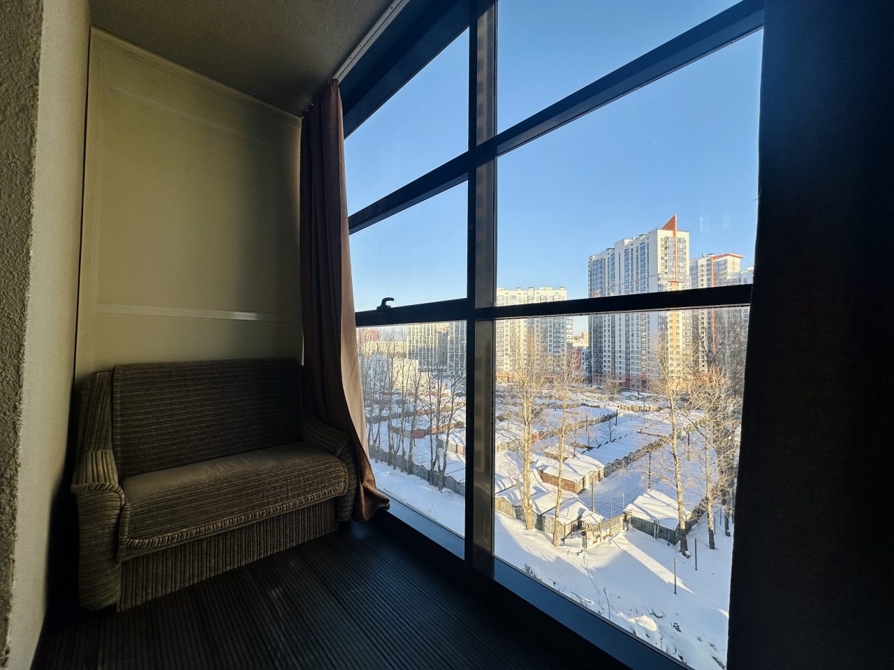 Двухместный (Студия комфорт с балконом и кухней 130), Апарт-отель NV.Hotel