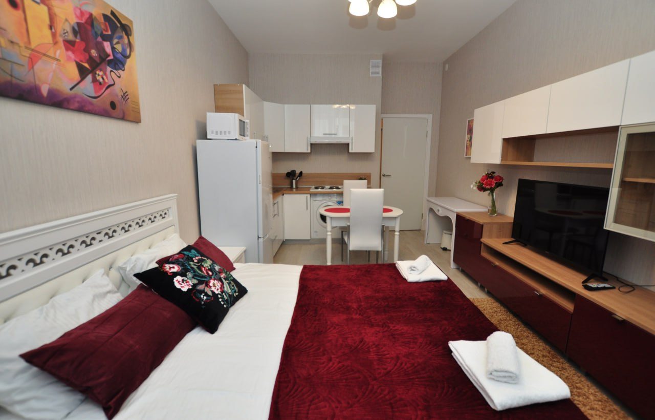 Двухместный (Студии комфорт 5.1 с балконом), Апарт-отель NV.Hotel
