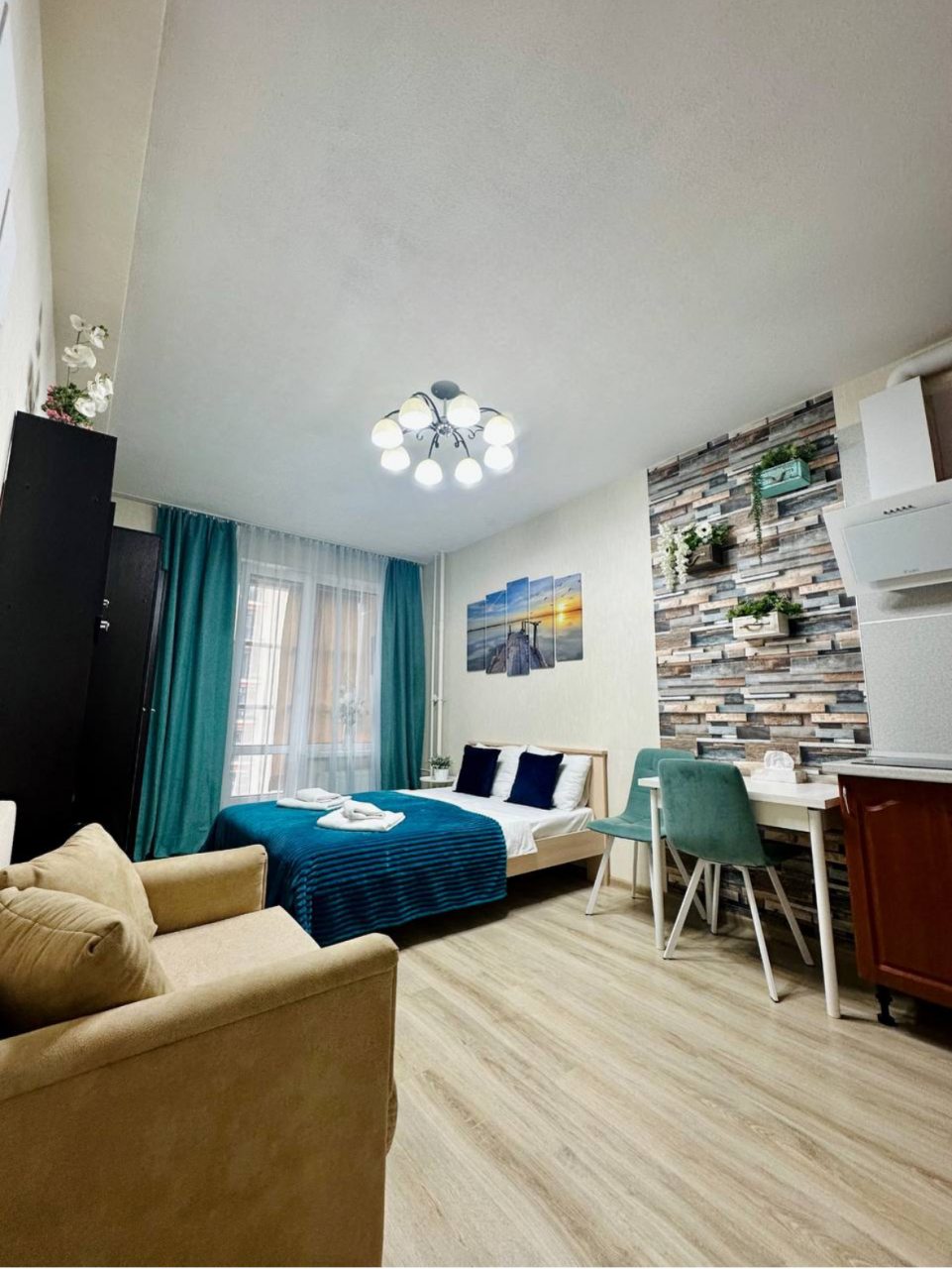 Двухместный (Студия Делюкс с балконом 188 Е), Апарт-отель NV.Hotel
