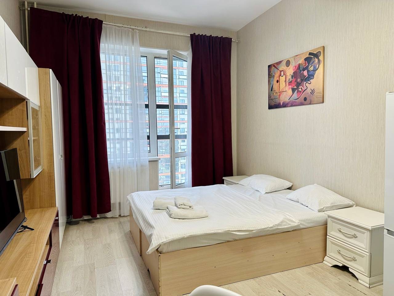 Двухместный (Студии комфорт 5.1 с балконом), Апарт-отель NV.Hotel