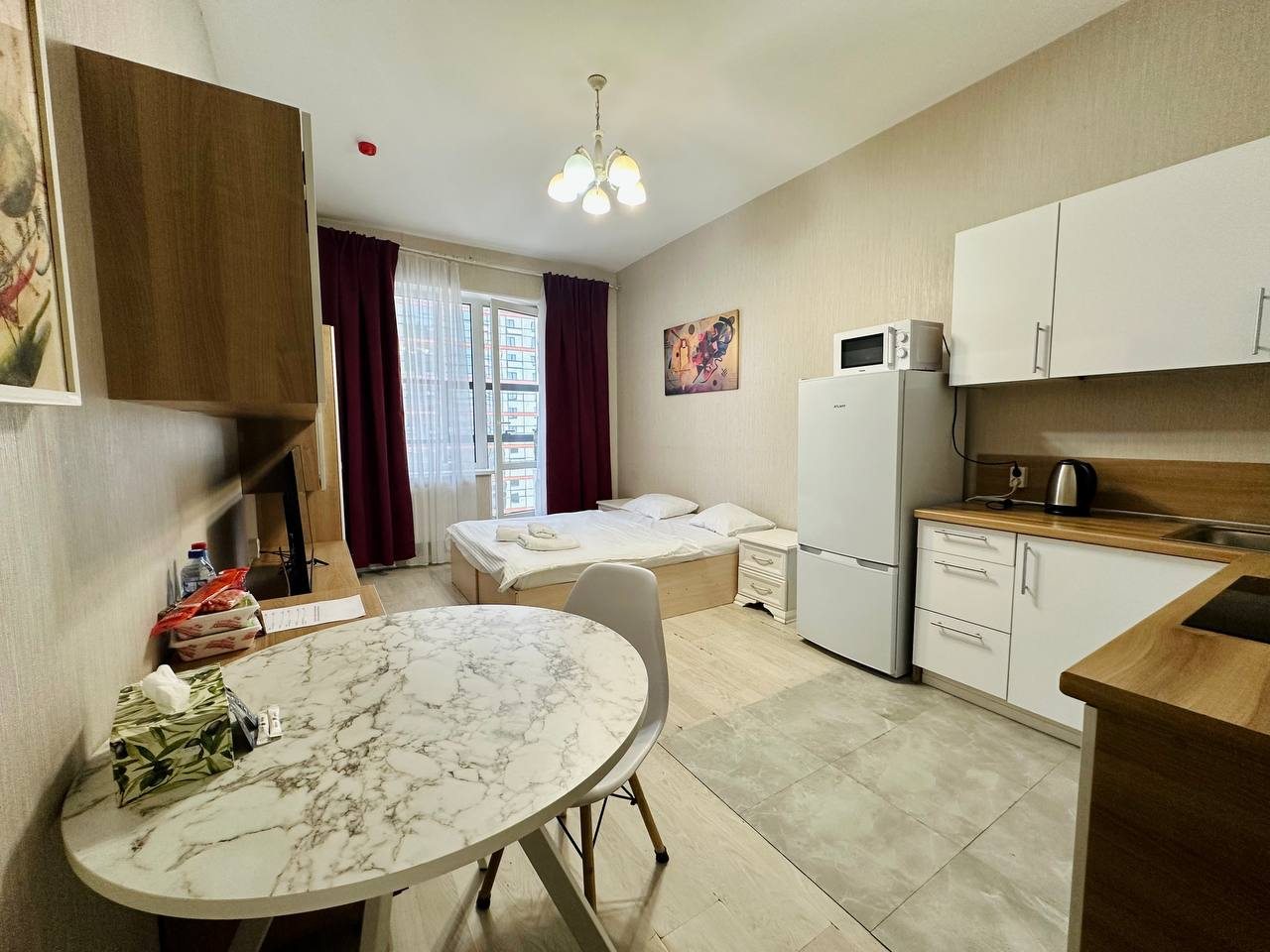 Двухместный (Студии комфорт 5.1 с балконом), Апарт-отель NV.Hotel