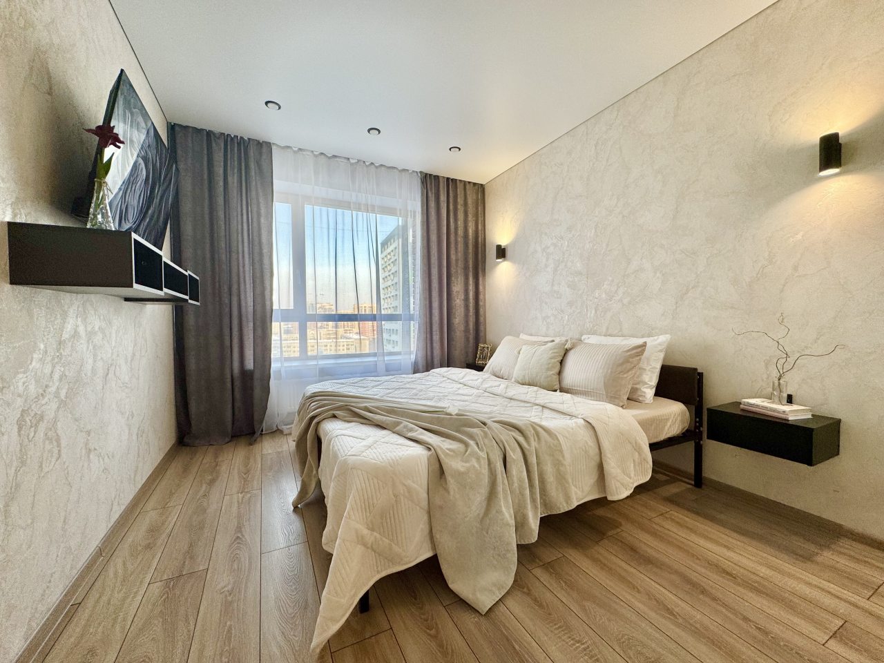 Апартаменты (Просторная евродвушка с двумя Smart-TV в резиденциях Прованс), Апартаменты Atmosfera Sna на Железнодорожной 18