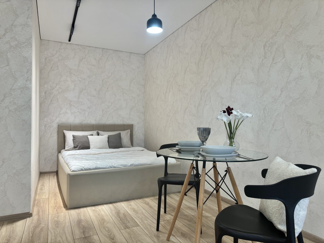 Апартаменты (Просторная евродвушка с двумя Smart-TV в резиденциях Прованс), Апартаменты Atmosfera Sna на Железнодорожной 18