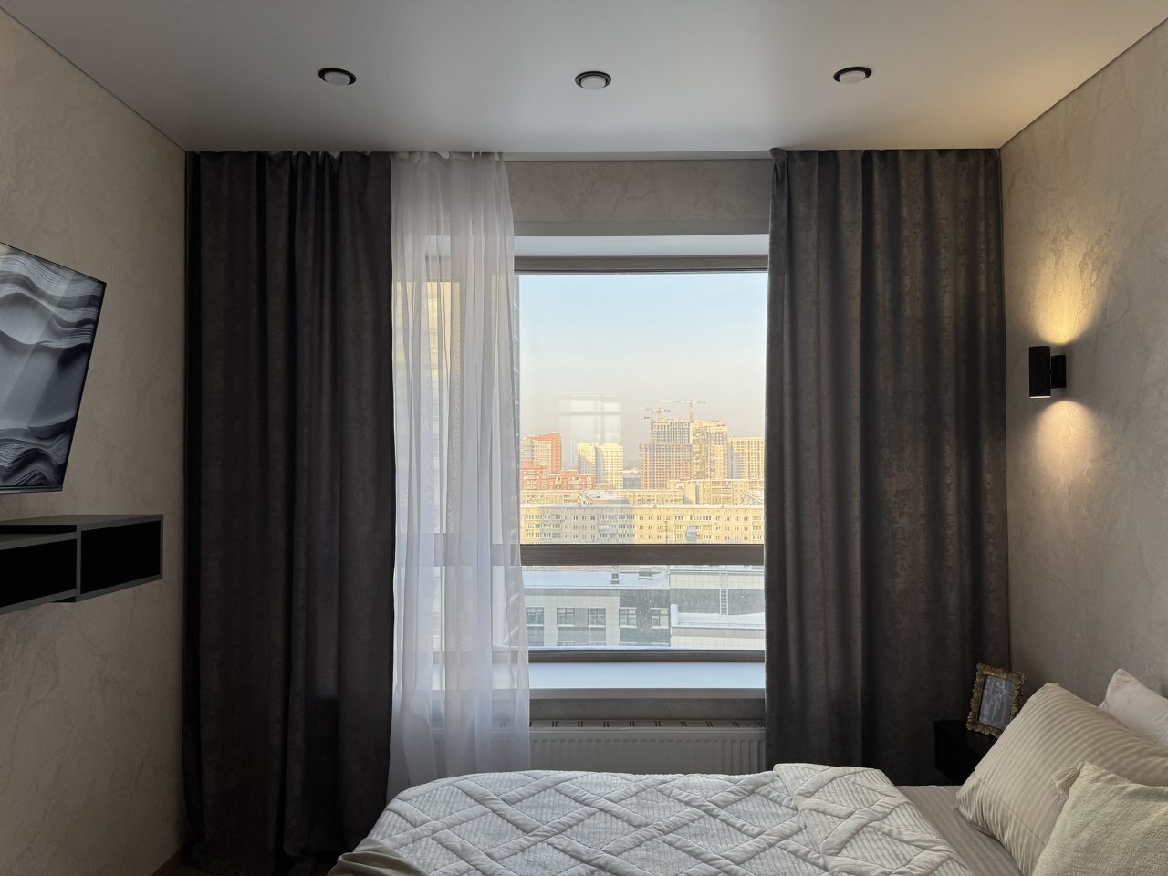 Апартаменты (Просторная евродвушка с двумя Smart-TV в резиденциях Прованс), Апартаменты Atmosfera Sna на Железнодорожной 18