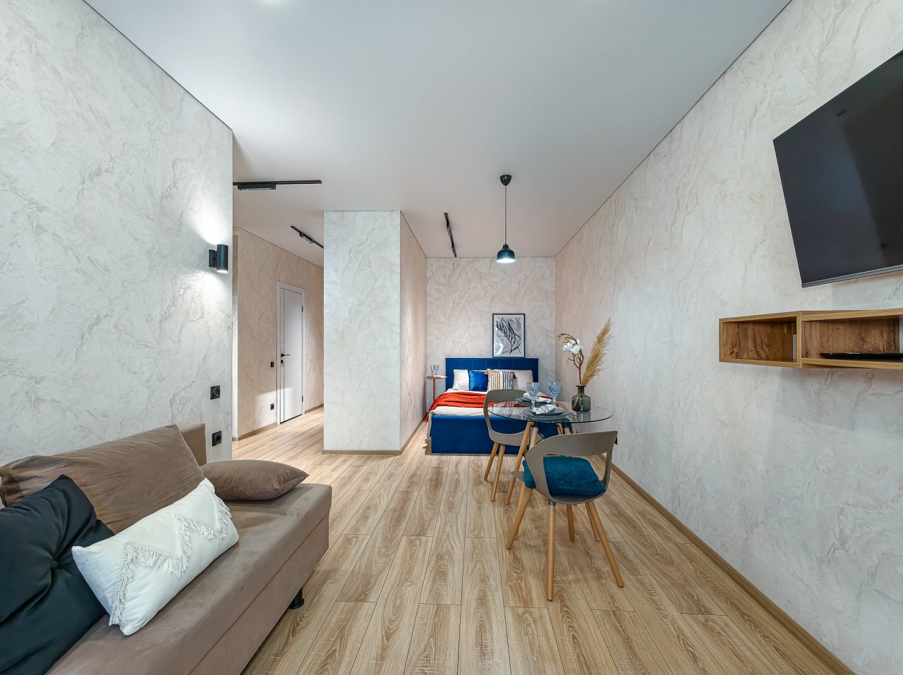 Апартаменты (Атмосфера Сна. Евродвушка Loft в городских резиденциях Прованс), Апартаменты Atmosfera Sna на Железнодорожной 18