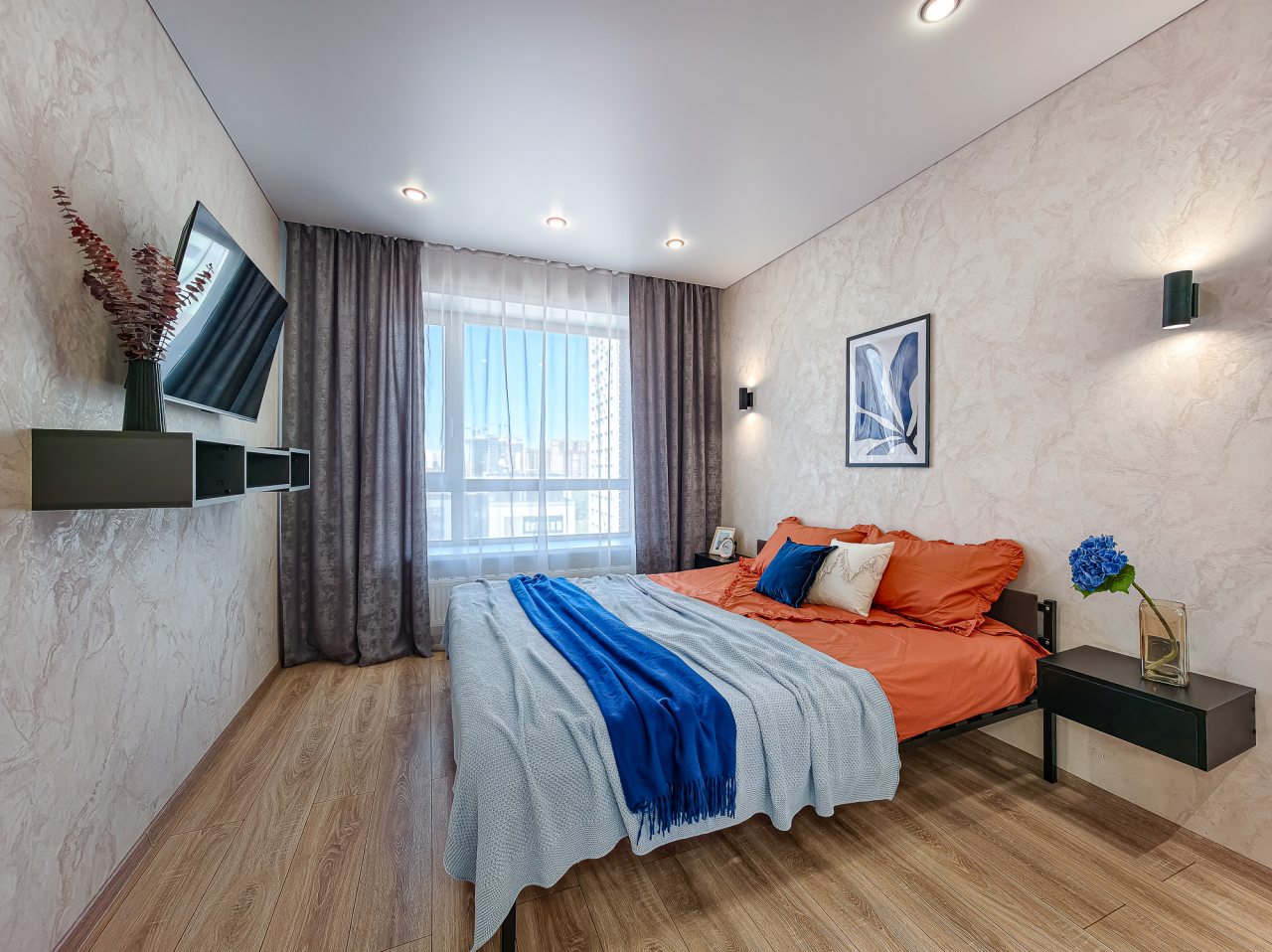 Апартаменты (Атмосфера Сна. Евродвушка Loft в городских резиденциях Прованс), Апартаменты Atmosfera Sna на Железнодорожной 18