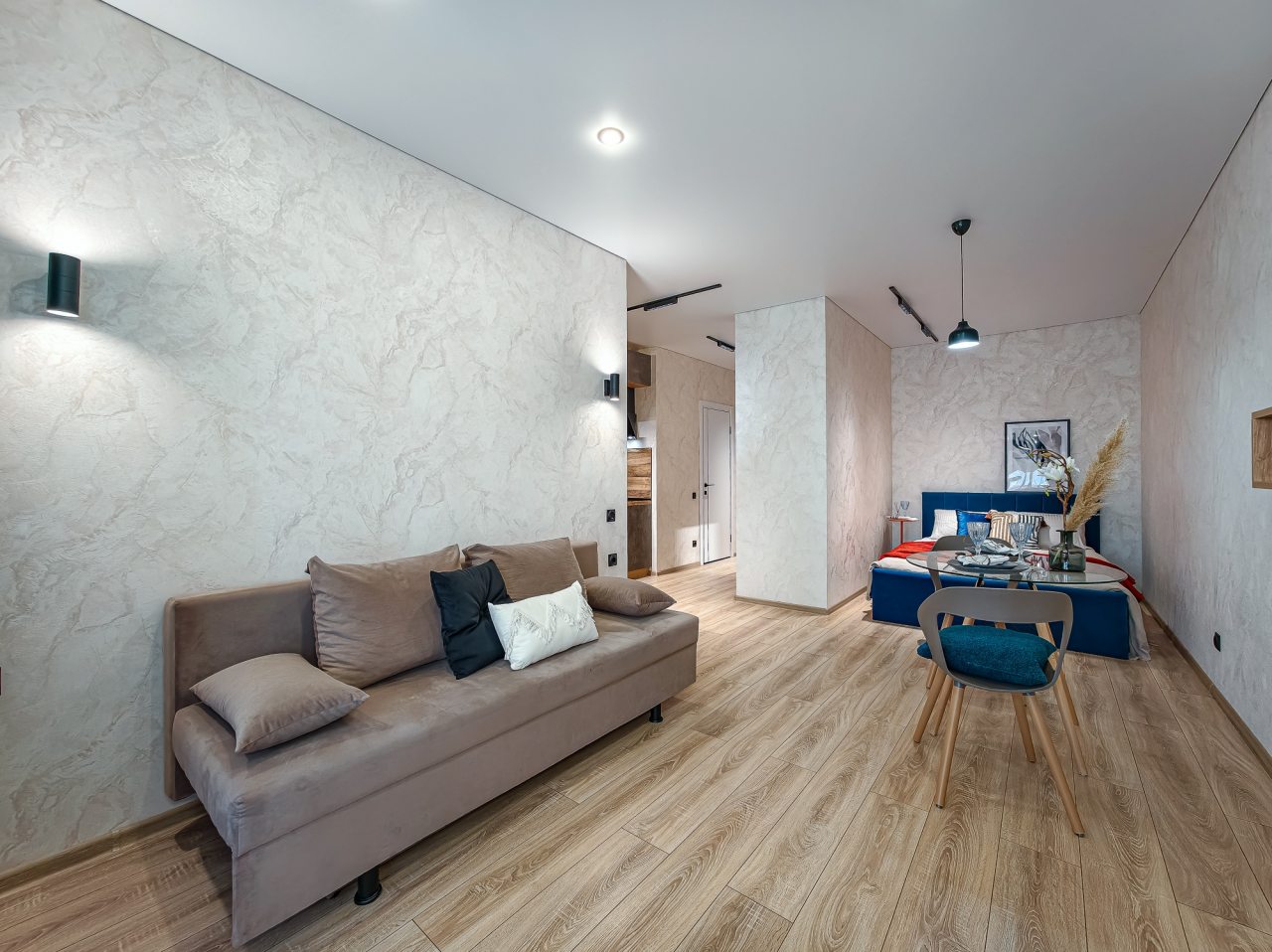 Апартаменты (Атмосфера Сна. Евродвушка Loft в городских резиденциях Прованс), Апартаменты Atmosfera Sna на Железнодорожной 18