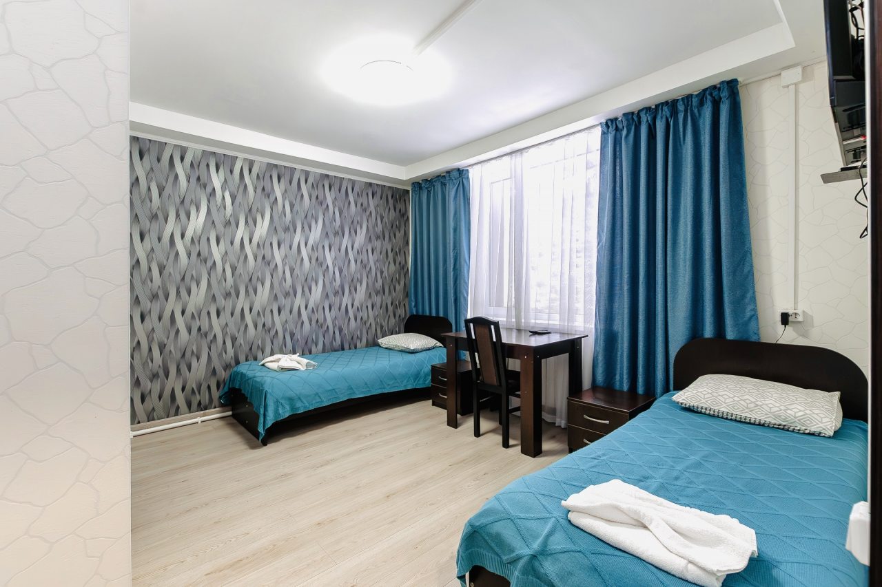 Двухместный (Стандарт двухместный с 2 отдельными кроватями (Дом Катунь)), Гостевой дом Grand Altai Manzherok